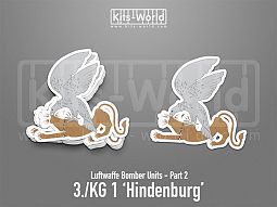 Kitsworld SAV Sticker - Luftwaffe Bomber Units -  3./KG 1 'Hindenburg' 
